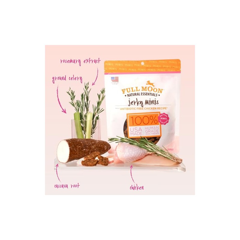 Full Moon Essentials Chicken Jerky Minis 12.0 oz
