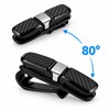 Car Eyeglass Holder for Driving – 80° Rotating Multifunctional Clip