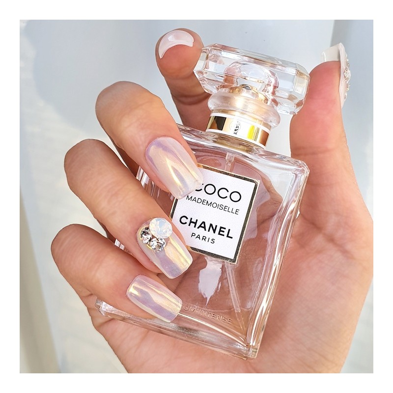 Crystal Snowflake Handmade Nail Tips - Ballerina M / 크리스탈
