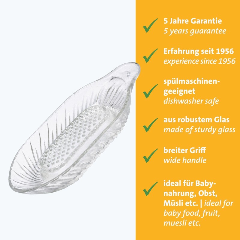 Westmark 115222E1 Apple Grater Capacity 140 ml Glass Transparent