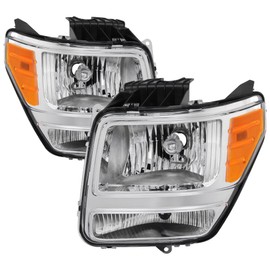 Carpart4u - OEM style Projector Headlight Headlamp for 2007-2011 Dodge Nitro [ Halogen Model ]