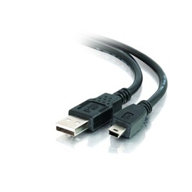 C2G 27005 USB 2.0 A to Mini-B USB Cable, 6.56 Feet (2 Meters), Black