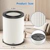 2-pack Standard Wet/dry Vac VF4000 Replacement Filter, Compatible with RIDGID