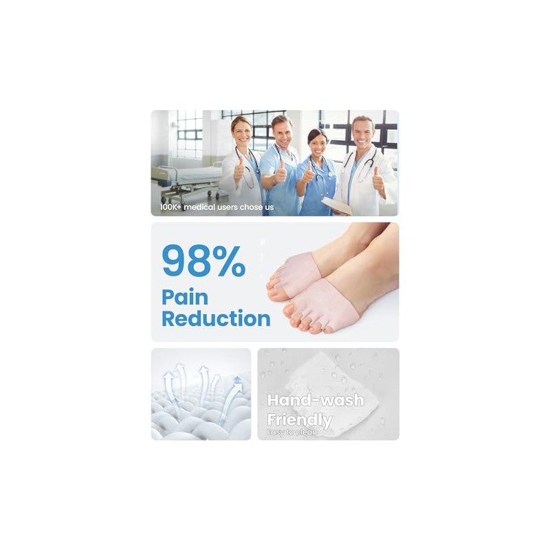 Habioer Toe Separators for Women - Podiatrist Recommended, Toe Spacers