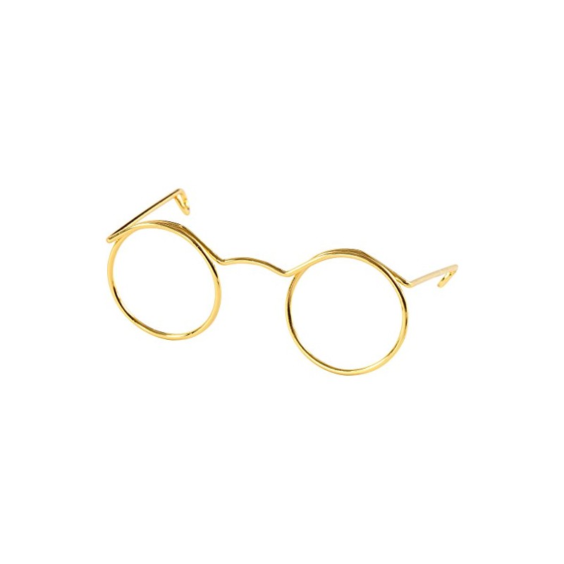 Creativ 100263 Novelty Glasses, W: 50 mm, gold, 10pcs