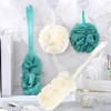 Sunnyray 4 Pack Back Scrubber for Shower and Shower Loofah