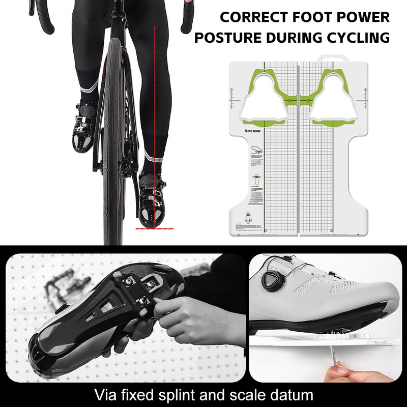 Mountain Road Bike Lock Shoe Measuring Tools For SPD Crankbrothers