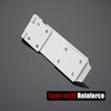 JQK Door Hasp Latch Lock, 5 Inch 304 Stainless Steel