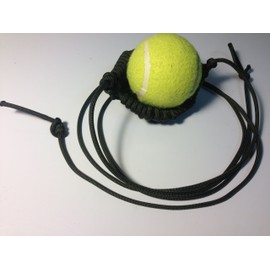 David the Shepherd Tennis Ball Thrower - Paracord Shepherd Sling (Olive Drab) Handmade