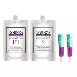 Norunja 노른자 매직약 스트레이트약 셀프 다운펌 파마약 H200 헤어앰플 퍼플2개 [노른자 볼륨 매직약 파마약 D400 헤어앰플] Nolninja Magic Straight Self Down Perm Perm Solution H200 Hair Ampoule Purple 2 Pack [Nolninja Volume Magic Perm Solution D400 Hair Ampoule]