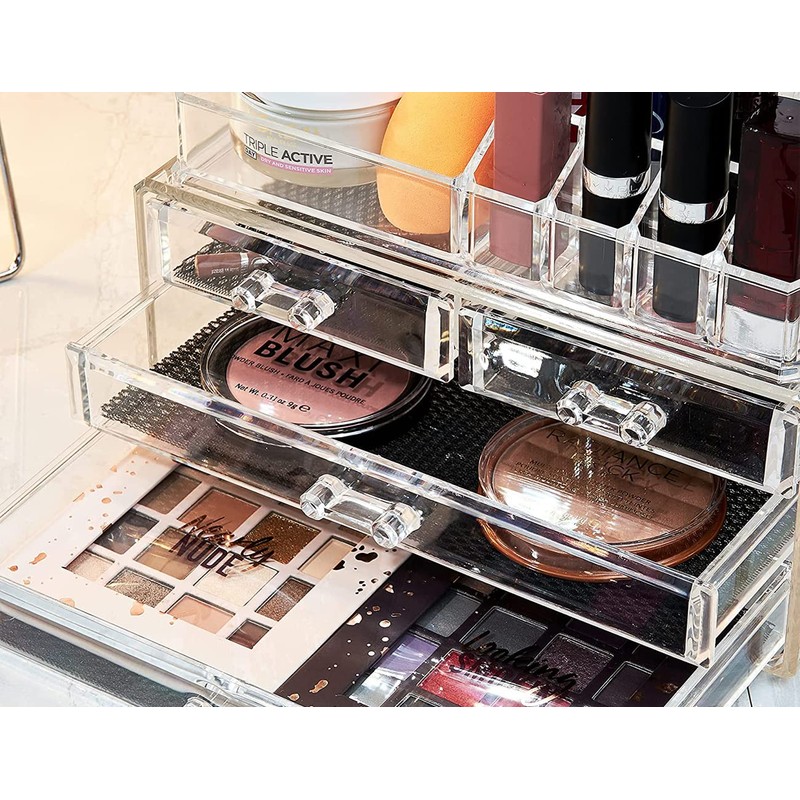 GC GLOBALCOMMERCE Portatrucco Organizer per Make Up con 4 Cassetti