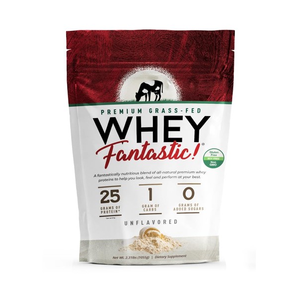 Whey Fantastic - Unflavored - 100% Natural Grass Fed Whey