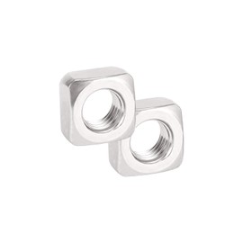 M12 Square Nuts - IMScrews 304 Stainless Steel Square Nuts - Durable Fasteners for Home Repairs and Professional Engineering Pack of 5