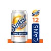 Sunkist Zero Sugar Orange Soda 12oz Cans 12-Pack