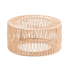 MagiDeal Paper Rope Lampshade, Woven Lampshade, Classic Chandelier Lampshade, Lampshade, Woven Pendant Lampshade, Farmhouse