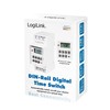 LogiLink ET0010 ET0010-DIN-Rail Timer with Digital Timer and LCD for