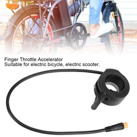 Alomejor 130X Thumb Throttle Speed Control Accessories E-Bike Electric Bicycle Thumb Throttle Waterproof Connector for Electric Scooters