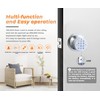 Keypad Door Lock with Handle, Keyless Electronic Entry Door Knob,3s