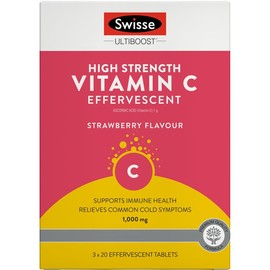 Swisse Ultiboost High Strength Vitamin C Effervescent Tab X 60
