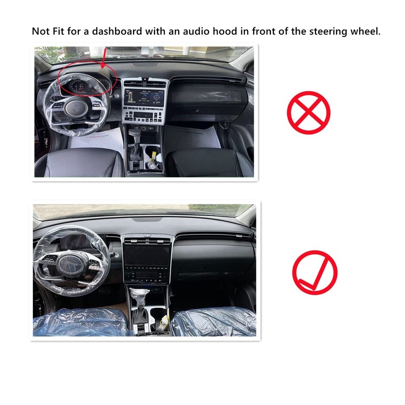 CARTIST Dashboard Cover Compatibel with Hyundai Tucson 2022 2023 2024