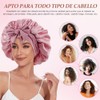 2 Pcs Gorro de Seda para Dormir, Gorro De Dormir
