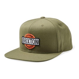 Brixton Wendall Mp Snapback Hat - Olive Surplus