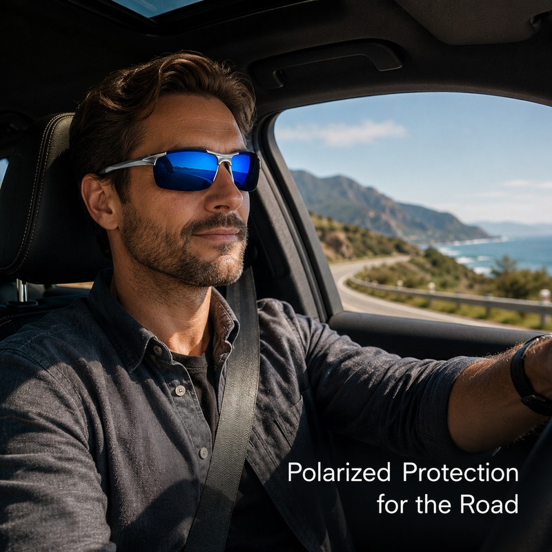 Men’s Polarized Driving Sunglasses for Outdoor Use – HD UV400