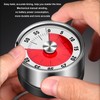 Visual Timer Multifunctional Retro Round Mechanical Visual Timer for Kitchen