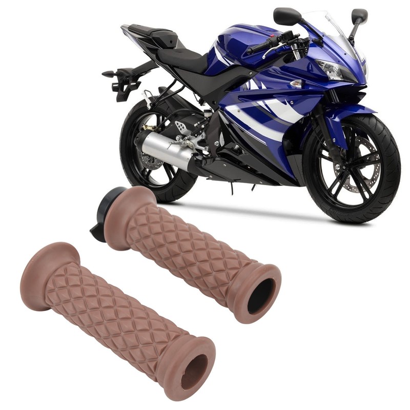 1 Pair 22mm Throttle Handle Grips Universal Comfortable Grasp Fit