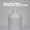 Palm Safe 2pcs 1 Litre HDPE Durable Plastic Bottles BPA
