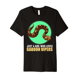 Just a Girl who Loves Gaboon Vipers Gaboon Viper Premium T-Shirt