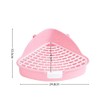 GYWHOOFT Rabbit Bath, 24.8 x 20.5 x 10.5 cm with