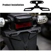 Motorcycle License Plate Bracket, Motorcycle License Plate Mount Adjustable Motorcycle