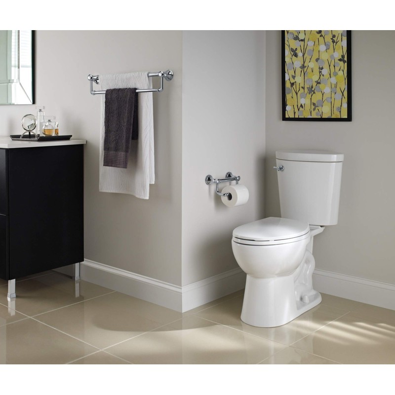 Delta Traditional (1-Pack) Toilet Paper Holder w/ Assist Bar ADA