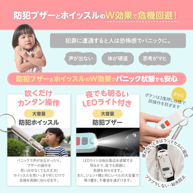 Zerogauge Security Buzzer (Recommended for Security Advisors), Elementary School Students,