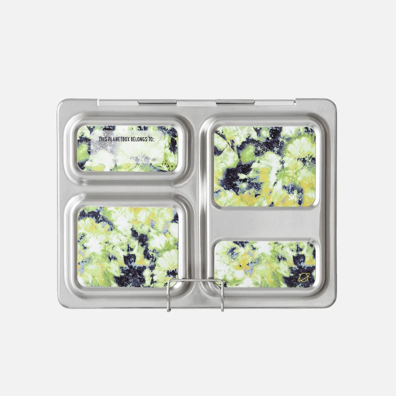 Planetbox LAUNCH Lunch Box Kits (Box, Containers, Magnets), Blossom Tie