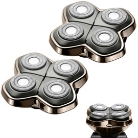 Ersatzklinge für Rasierer PRO 4 kompatibel mit Sk*ll Pitbull, Butterfly Kiss Pro und Palm, Rasierklinge für Glatze Rasierer für Männer, Kammer nicht enthalten (2 Stück)