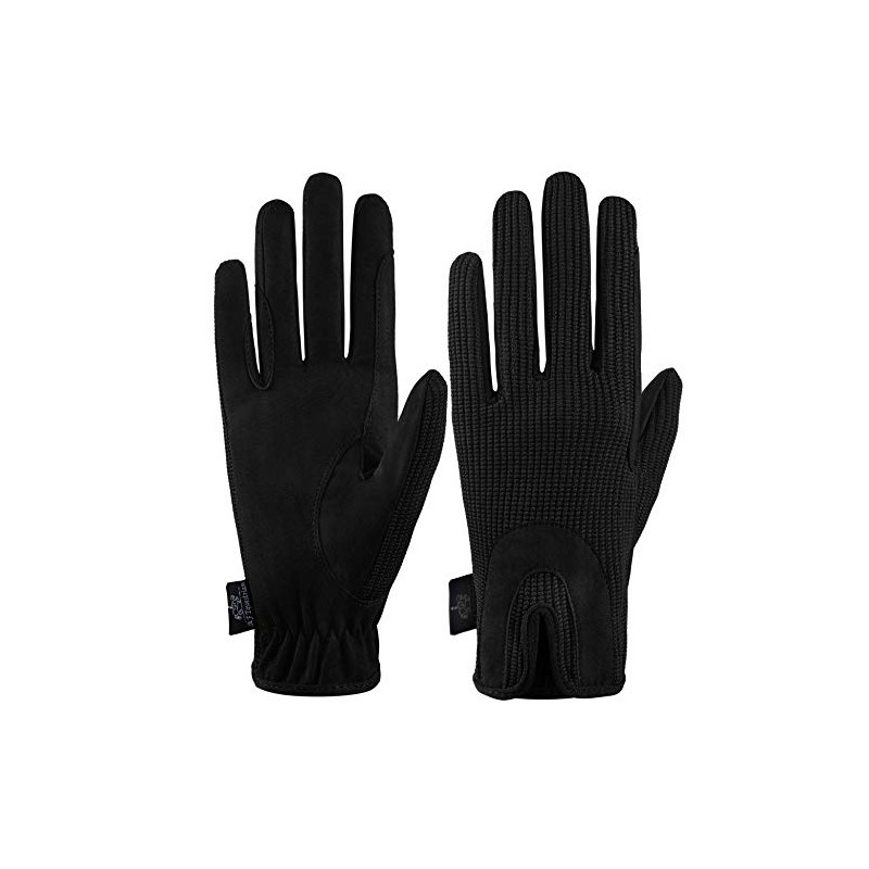 All Day Horse Riding Gloves Ladies Dublin Track Fabric Gloves