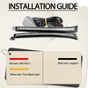 BINQIGOO LED Daytime Running Light Compatible with Toyota 4Runner 2003-2005