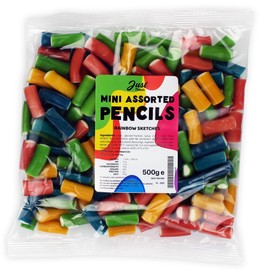 Just Treats Mini Assorted Pencils (500g Share Bag)