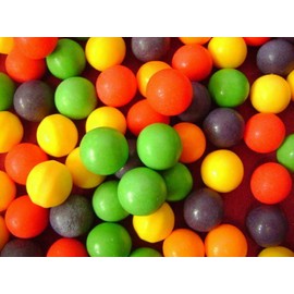 Unbranded Assorted Fruit Flavored Mini Jawbreakers Hard Candy- BULK CANDY- 1/2 POUND