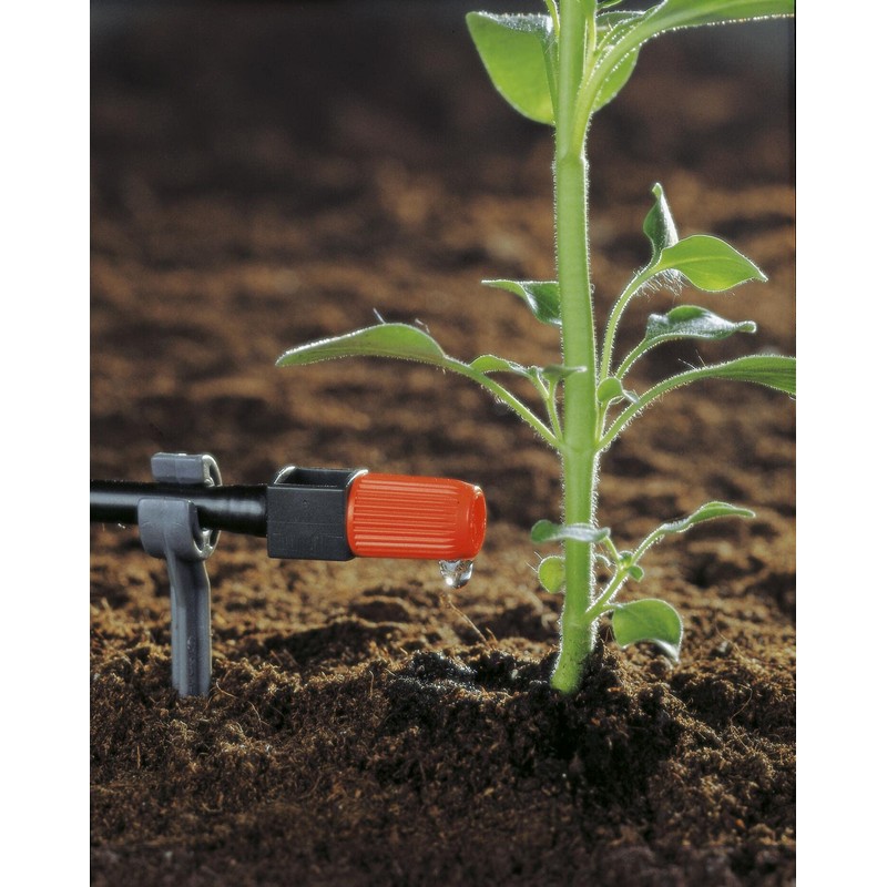 Gardena Adjustable Endline Drip Head - Orange