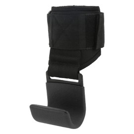 Eight Lifting Hooks Heavy Duty Lifting Wrist Straps for Pull ups Deadlift Straps for Power Lifting Gym Gloves for Men and Women (Black)