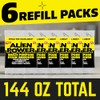 Alien Power 6 Pack Refill Packets, Makes 144 Fl Oz