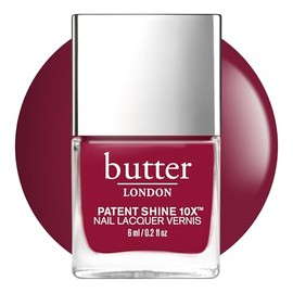 Patent Shine 10X Nail Lacquer - Broody by Butter London for Women - 0.2 oz Nail Polish