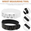 Black Bracelet Gauge Sizer, Measure Wrist Size Tool, Plastic Bracelet