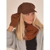 styleBREAKER 01018154 Knitted Loop Scarf Checked Plain Fine Knit Winter