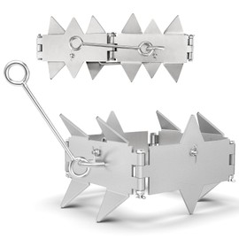 Fologtoo Stainless Steel Box Anchor, Upgraded 12 Tooth Grip Folding Slide Box Boat Anchors for 25' Boats, Welding-Free, Quick Setup, Perfect for PWC, Deck, and Fishing Boats—8.3 lbs