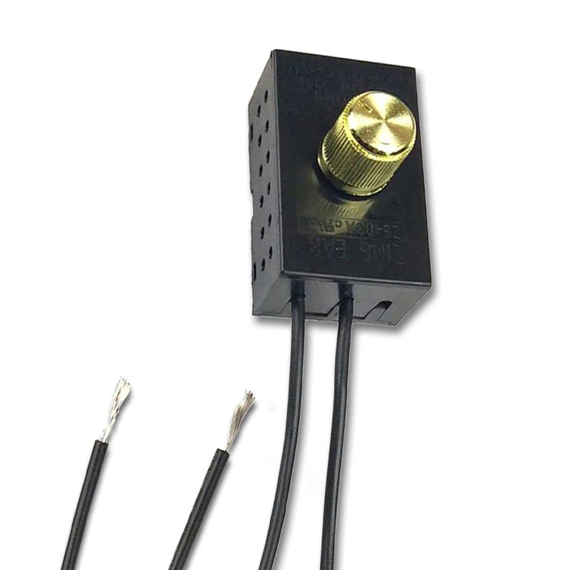 Miayaya Lights Switch Dimmer Rotary 300W 120VAC for ZE-03A Zing