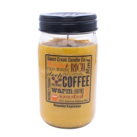 Swan Creek Candle Roasted Espresso 24 Oz Jar (Tan)